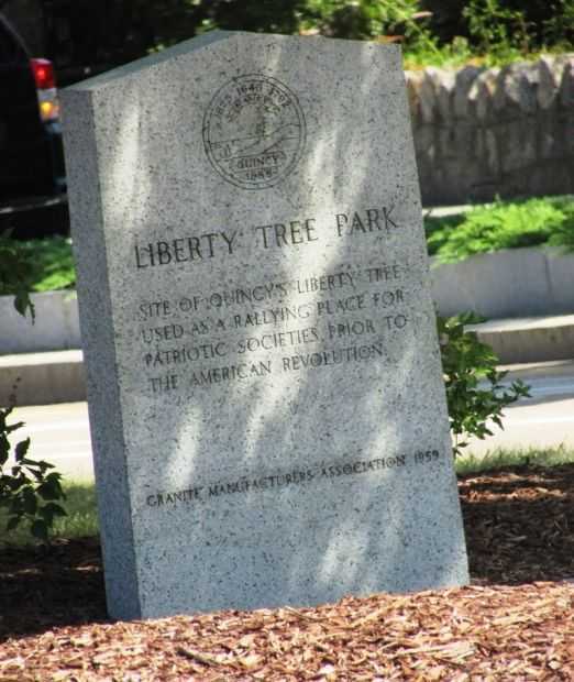 LIBERTY TREE PARK MEMORIAL STONE