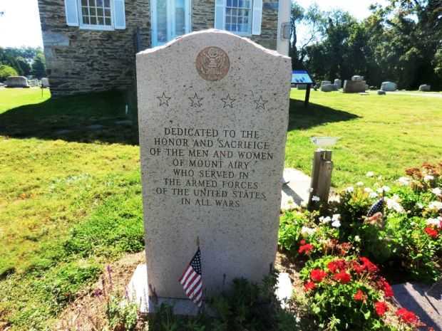 MOUNT AIRY ALL WARS MEMORIAL STONE A