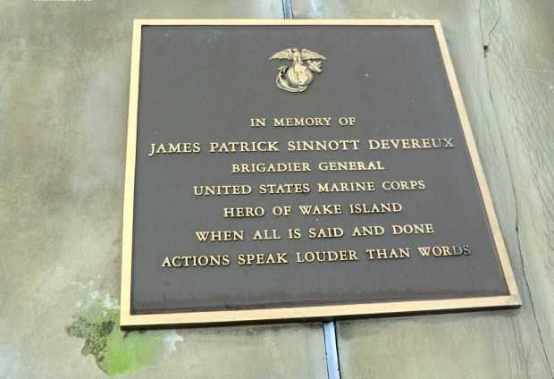 JAMES PATRICK SINNOTT DEVEREUX MEMORIAL PLAQUE