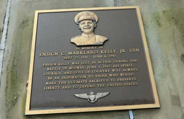 ENSIGN C. MARKLAND KELLY, JR. USN MEMORIAL PLAQUE
