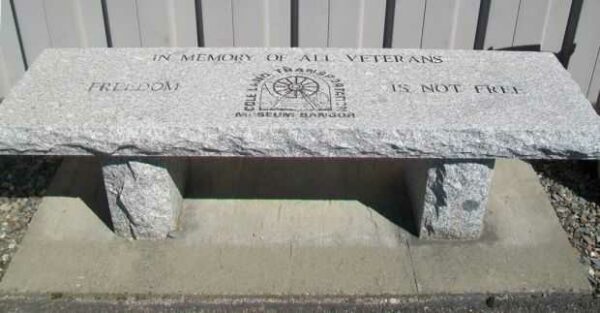 BANGOR ALL VETERANS MEMORIAL BENCH