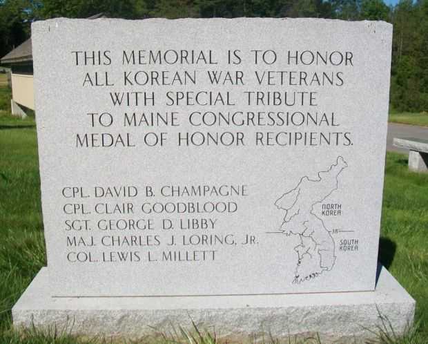 BANGOR KOREAN WAR MEDAL OF HONOR MEMORIAL