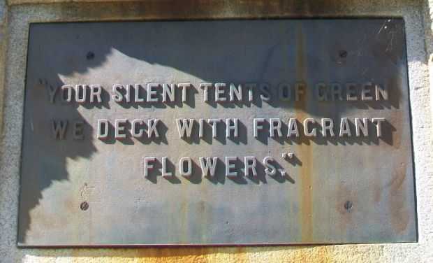 THATCHER POST NO. 111 G.A.R. CIVIL WAR MEMORIAL PLAQUE C