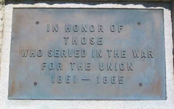 THATCHER POST NO. 111 G.A.R. CIVIL WAR MEMORIAL PLAQUE A