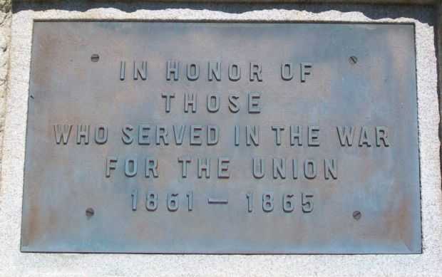 THATCHER POST NO. 111 G.A.R. CIVIL WAR MEMORIAL PLAQUE A