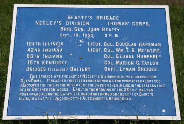 BREATTY’S BRIGADE WAR MEMORIAL PLAQUE II