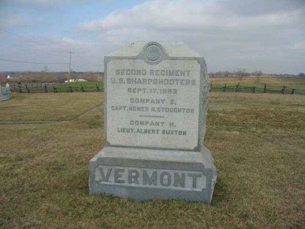 SECOND VERMONT REGIMENT U.S. SHARPSHOOTERS WAR MEMORIAL