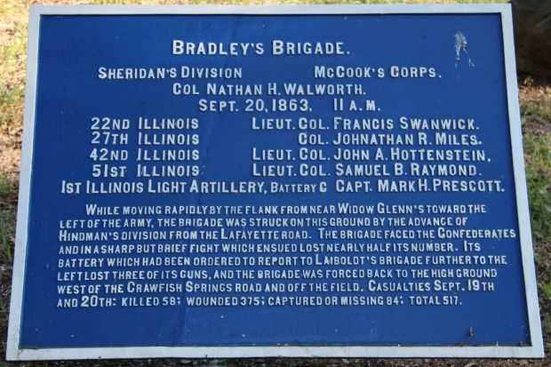 BRADLEY’S BRIGADE WAR MEMORIAL PLAQUE II