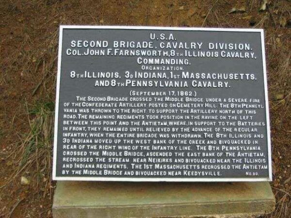 SECOND BRIGADE, CAVALRY DIVISION WAR MEMORIAL PLAQUE