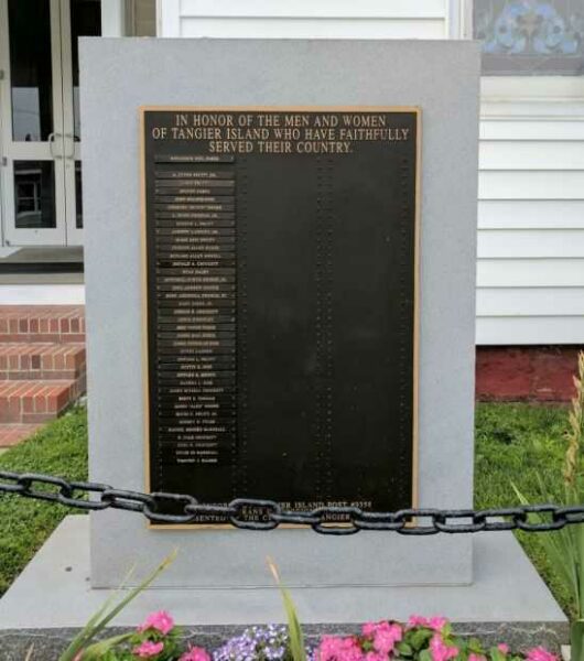 TANGIER ISLAND VETERANS MEMORIAL