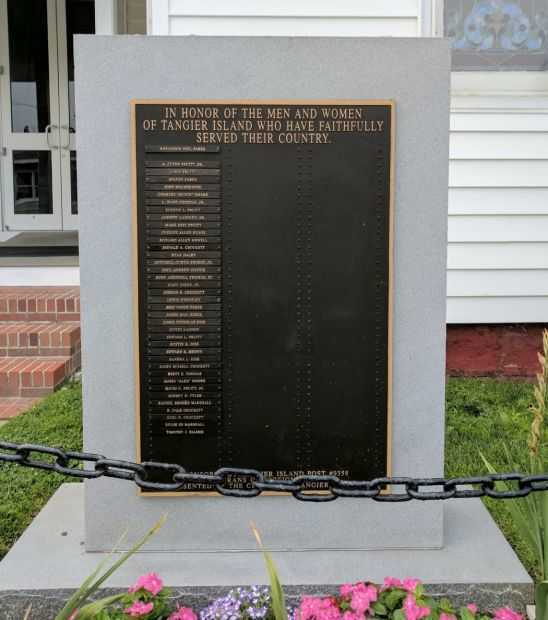 TANGIER ISLAND VETERANS MEMORIAL