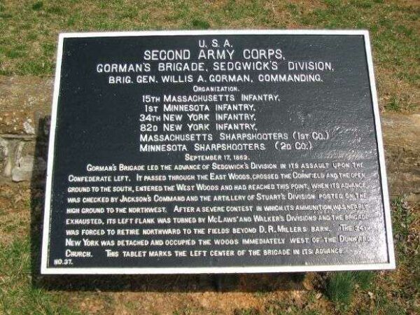 SECOND ARMY CORPS WAR MEMORIAL PLAQUE X