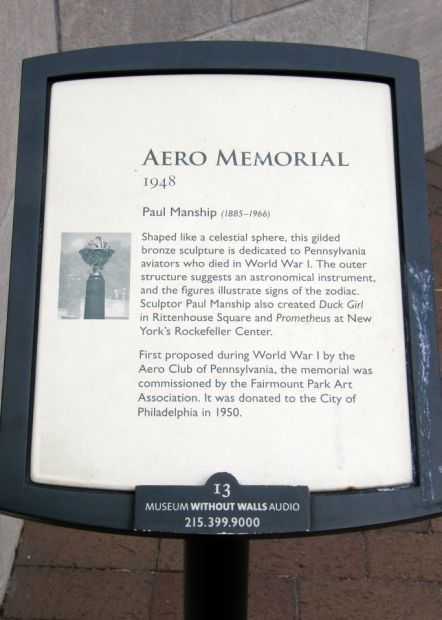 AERO MEMORIAL PLAQUE