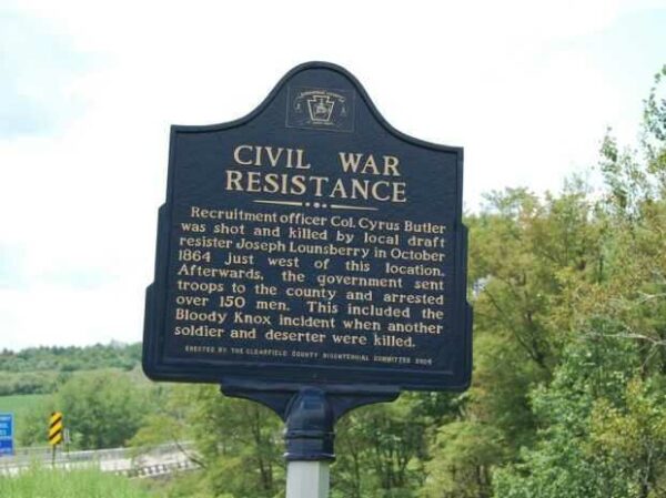 CIVIL WAR RESISTANCE MEMORIAL MARKER