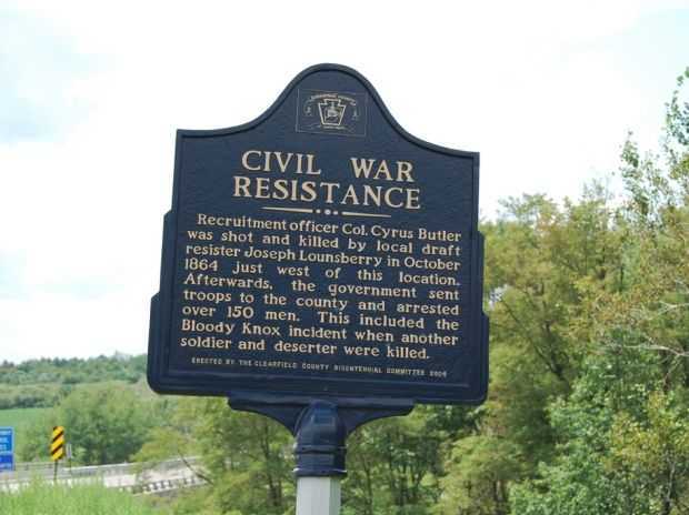 CIVIL WAR RESISTANCE MEMORIAL MARKER