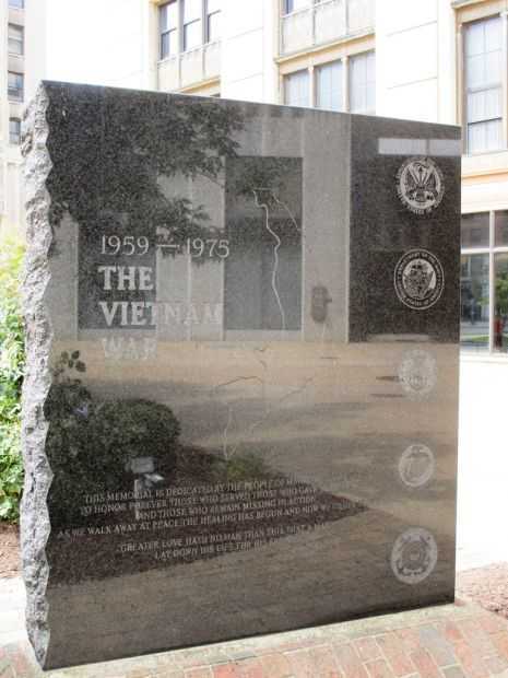MAHONING  COUNTY HEROES OF THE VIETNAM WAR MEMORIAL BACK