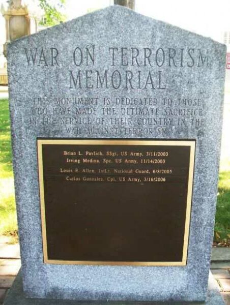 PORT JERVIS WAR ON TERRORISM MEMORIAL
