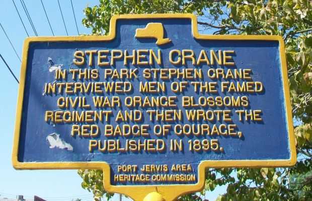 STEPHEN CRANE MEMORIAL MARKER