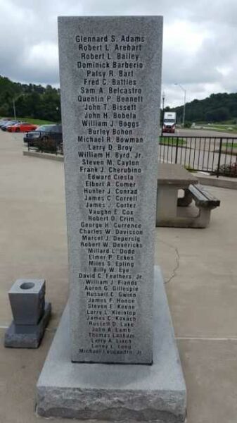 BRIDGEPORT COMBAT WOUNDED MEMORIAL RIGHT SIDE