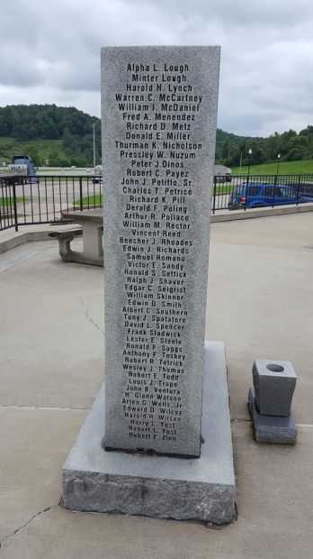 BRIDGEPORT COMBAT WOUNDED MEMORIAL LEFT SIDE