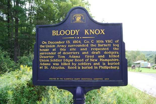 BLOODY KNOX MEMORIAL MARKER