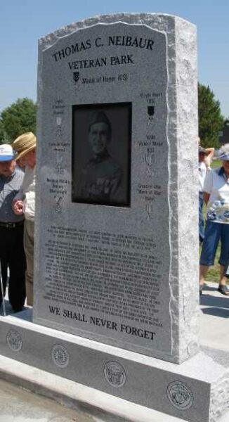 THOMAS C NEIBAUR VETERAN PARK MEMORIAL