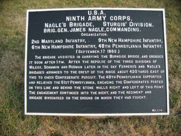 NINTH ARMY CORPS WAR MEMORIAL PLAQUE XI