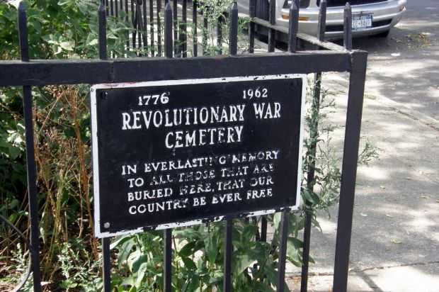 BROOKLYN REVOLUTIONARY WAR CEMETERY MEMORIAL PLAQUE
