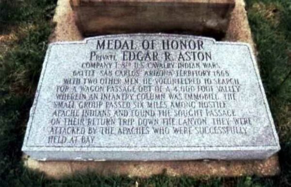 PRIVATE EDGAR R. ASTON MEDAL OF HONOR MEMORIAL