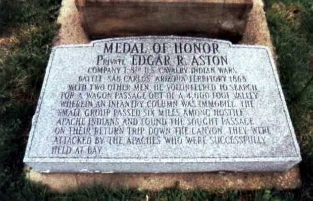 PRIVATE EDGAR R. ASTON MEDAL OF HONOR MEMORIAL