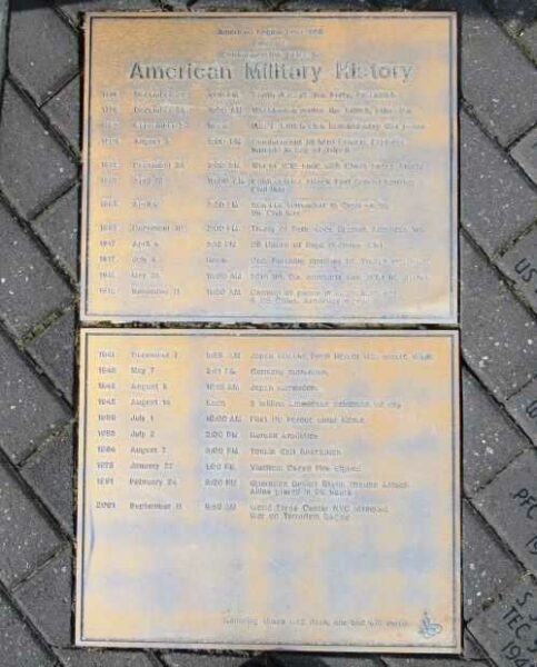 LONGPORT VETERANS MEMORIAL PLAQUE C