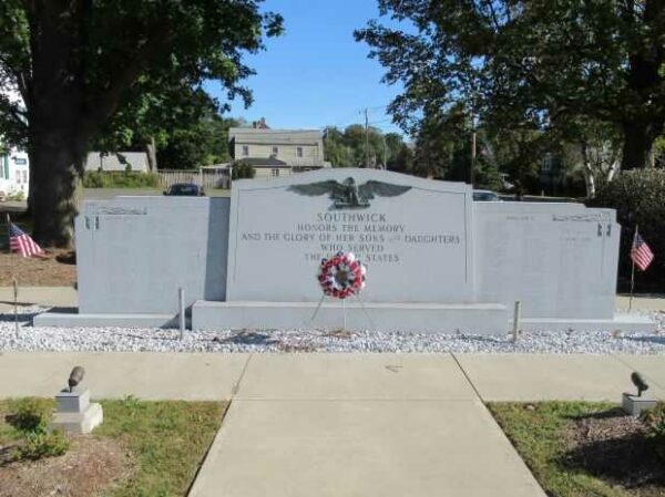 SOUTHWICK WAR VETERANS MEMORIAL FRONT