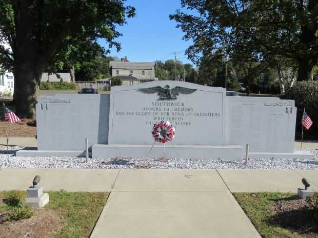 SOUTHWICK WAR VETERANS MEMORIAL FRONT