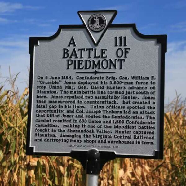 BATTLE OF PIEDMONT WAR MEMORIAL MARKER