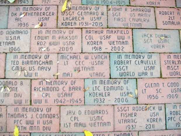 SHELBURNE WAR MEMORIAL BRICKS SECTION C