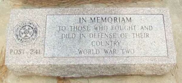 MUSKOGEE WAR MEMORIAL PAVER B