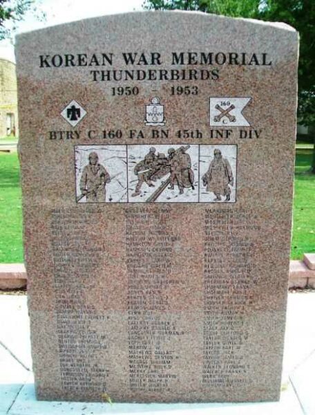 KOREAN WAR MEMORIAL THUNDERBIRDS FRONT