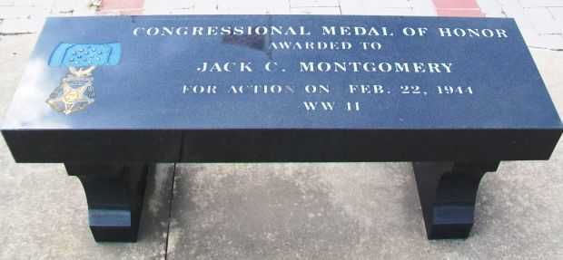 JACK C. MONTGOMERY MEDAL OF HONOR MEMORIAL BENCH