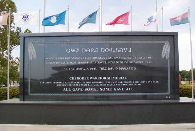 CHEROKEE WARRIOR MEMORIAL CLOSE-UP