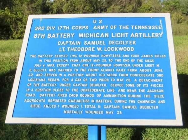 U.S. 3RD DIV. 17TH CORPS ARMY OF THE TENNESSEE MEMORIAL PLAQUE