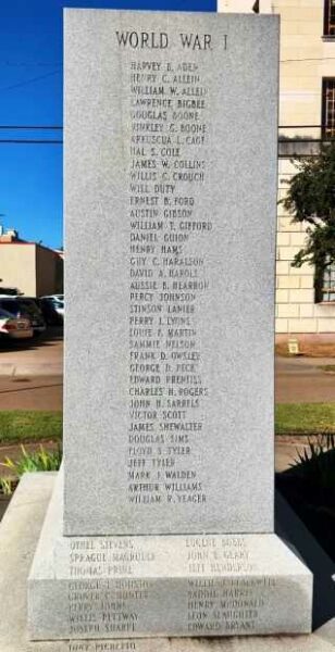 WARREN COUNTY WAR MEMORIAL RIGHT SIDE