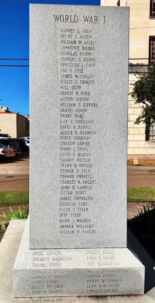 WARREN COUNTY WAR MEMORIAL RIGHT SIDE