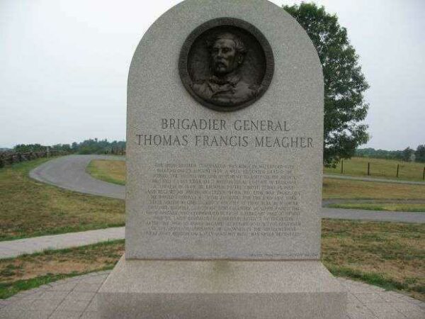 IRISH BRIGADE AT ANTIETAM WAR MEMORIAL REAR SIDE