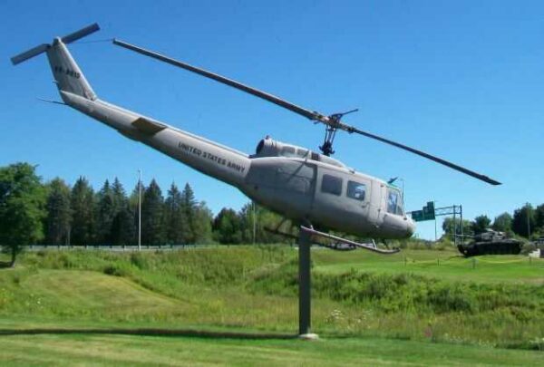 MAINE VIETNAM VETERANS MEMORIAL UH-1 HUEY HELICOPTER