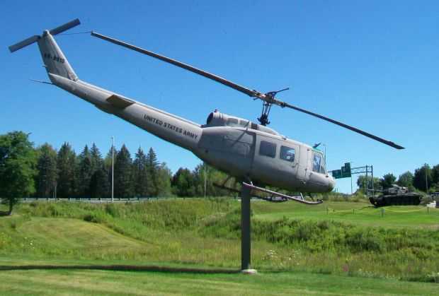 MAINE VIETNAM VETERANS MEMORIAL UH-1 HUEY HELICOPTER