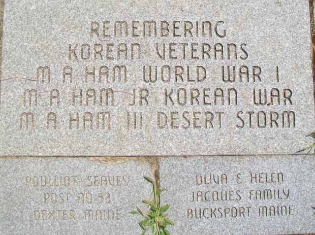MAINE KOREAN WAR MEMORIAL PAVERS SECTION C