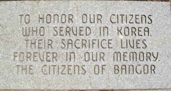 MAINE KOREAN WAR MEMORIAL PAVER
