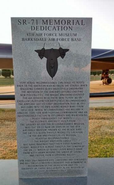 SR-71 MEMORIAL DEDICATION