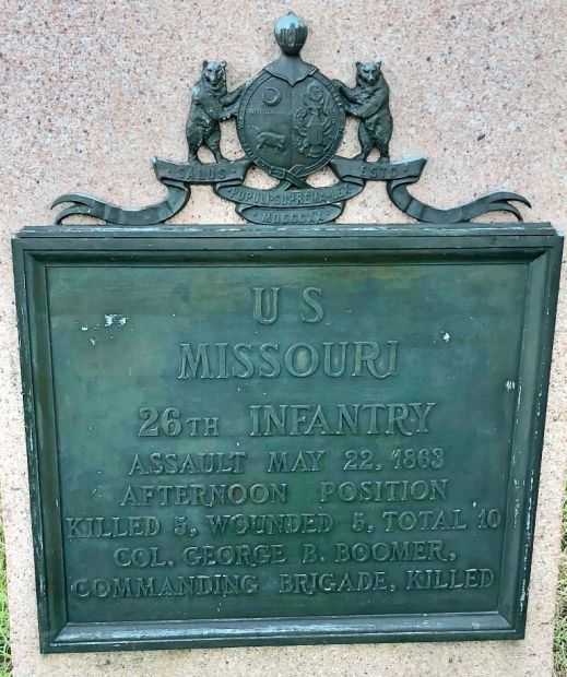 US MISSOURI 26TH INFANTRY WAR MEMORIAL PLAQUE