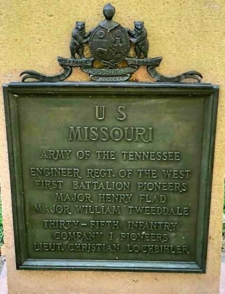 US MISSOURI WAR MEMORIAL PLAQUE